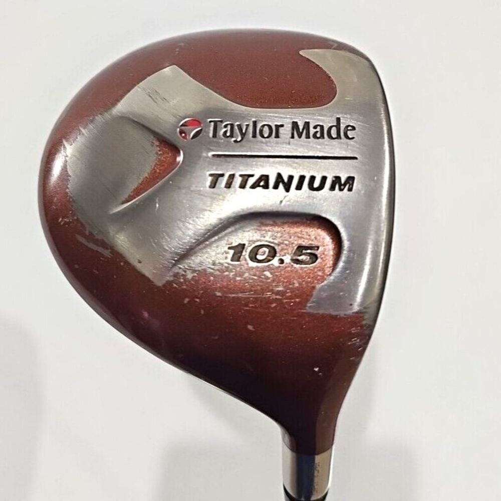 Taylormade Titanium 10.5 Degree RH Driver Stiff Flex Bubble Shaft S-90 Plus
